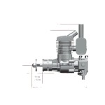 Rcgf Stinger 20cc Re Benzinmotor 2-Takt Kolben wert Typ 6-14v 1500-105000 U/min Unterstützung 14/15/16/17 Zoll Prop für Flugzeug